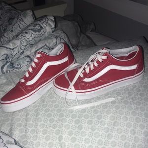 bright red vans